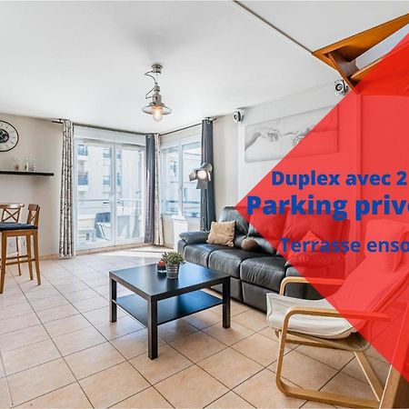 La Joliette; Duplex 2 Chambres, Parking Inclus+ Terrasse+ Ascenseur Marseille Luaran gambar