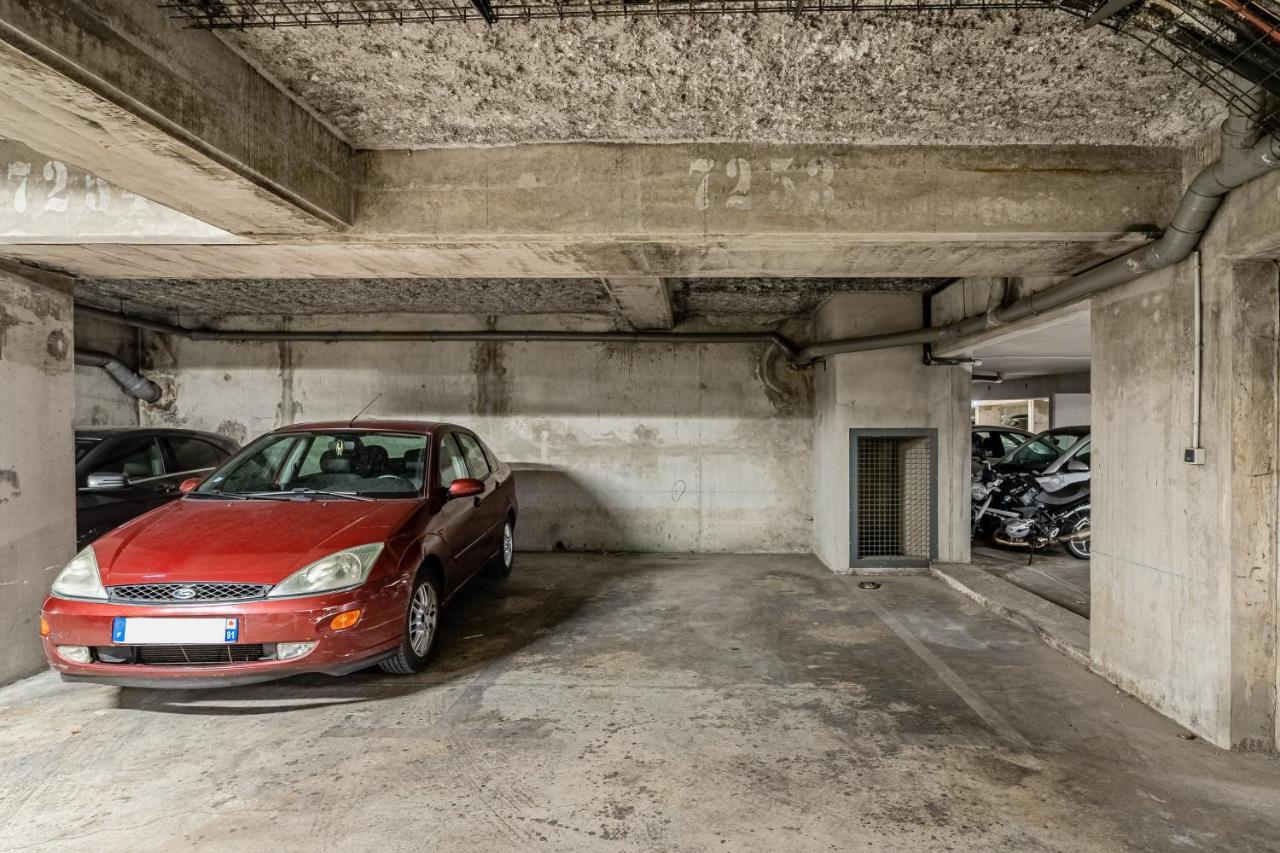 La Joliette; Duplex 2 Chambres, Parking Inclus+ Terrasse+ Ascenseur Marseille Luaran gambar